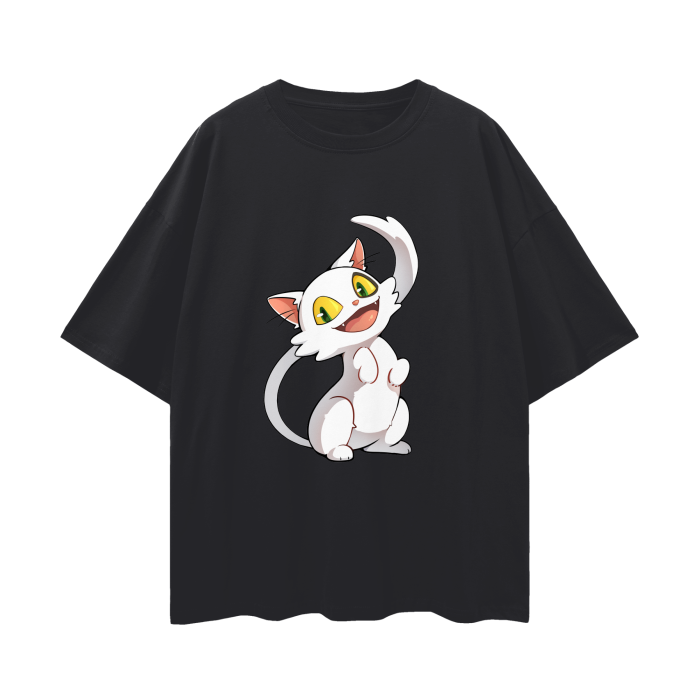 SUZUME CAT OVERSIZE T-SHIRT