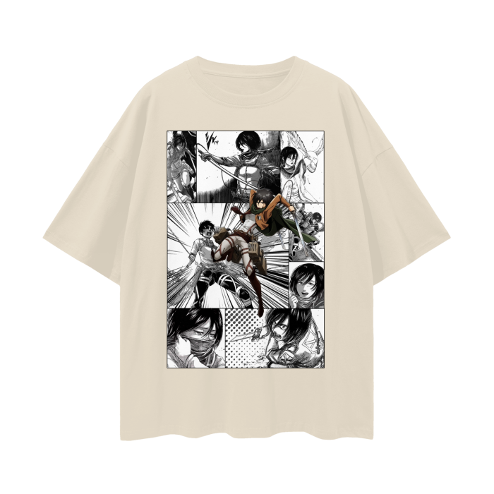 ATTACK ON TITAN MIKASA OVERSIZE T-SHIRT