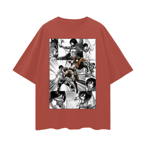 ATTACK ON TITAN MIKASA OVERSIZE T-SHIRT