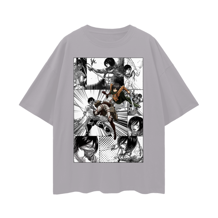 ATTACK ON TITAN MIKASA OVERSIZE T-SHIRT