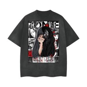 JUNJI ITO ACID WASH TOMIE T-SHIRT